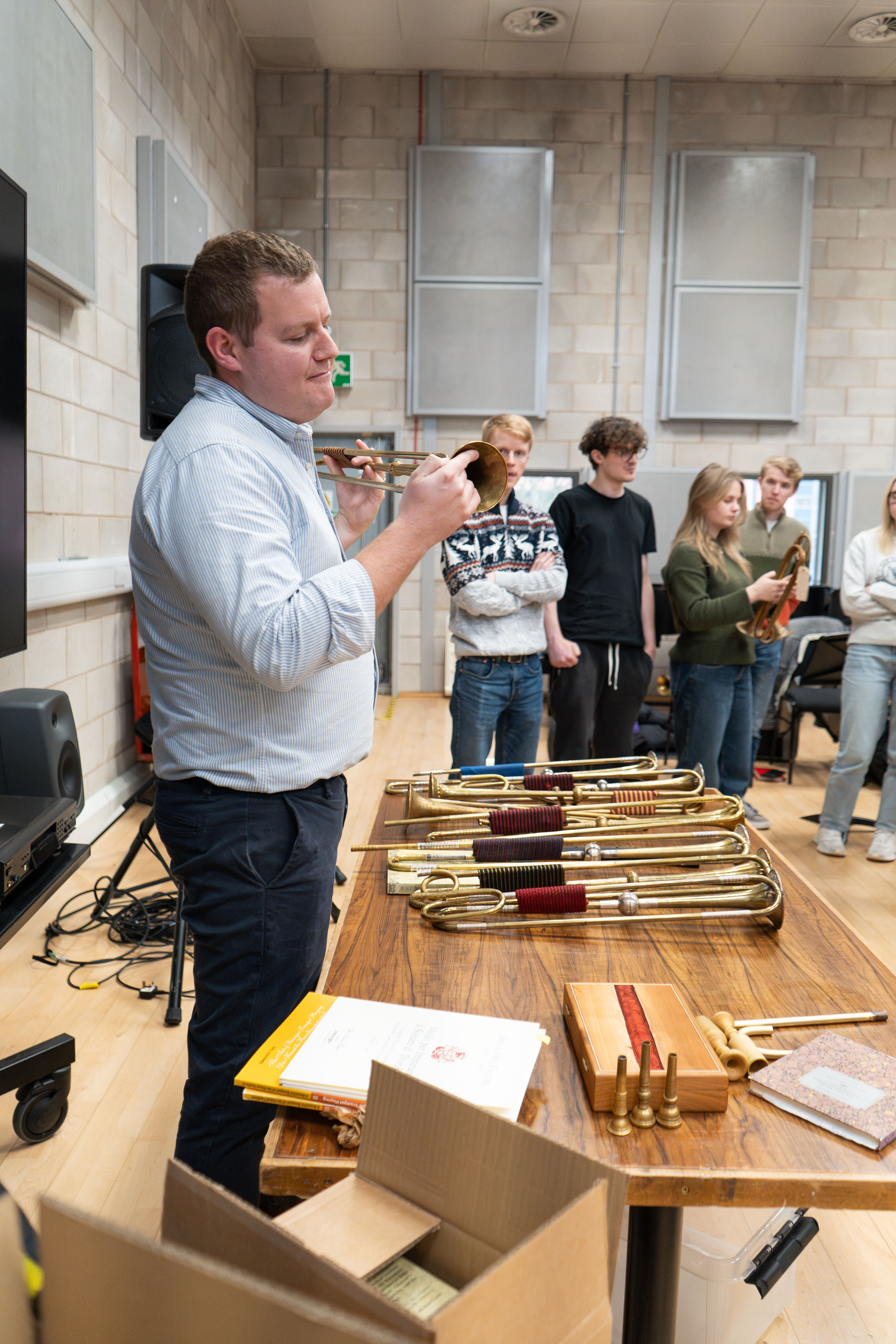 Russell Gilmour introduces the various types of trumpet